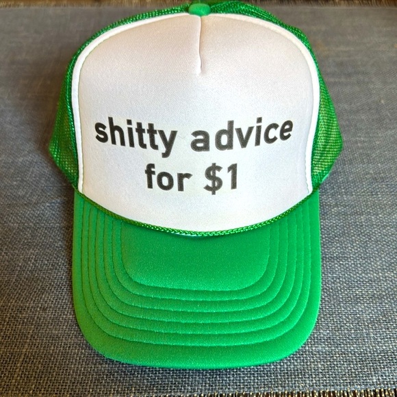 Funny hat “shitty advice for $1” - Picture 1 of 6